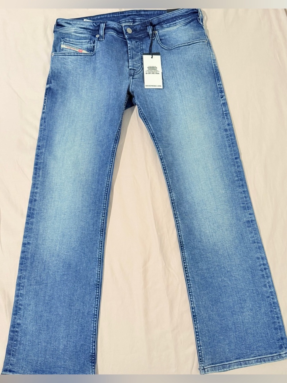 Diesel Jeans Men’s 2007 Zatiny Slim Trousers Denim A00900RE021 Size 30x30